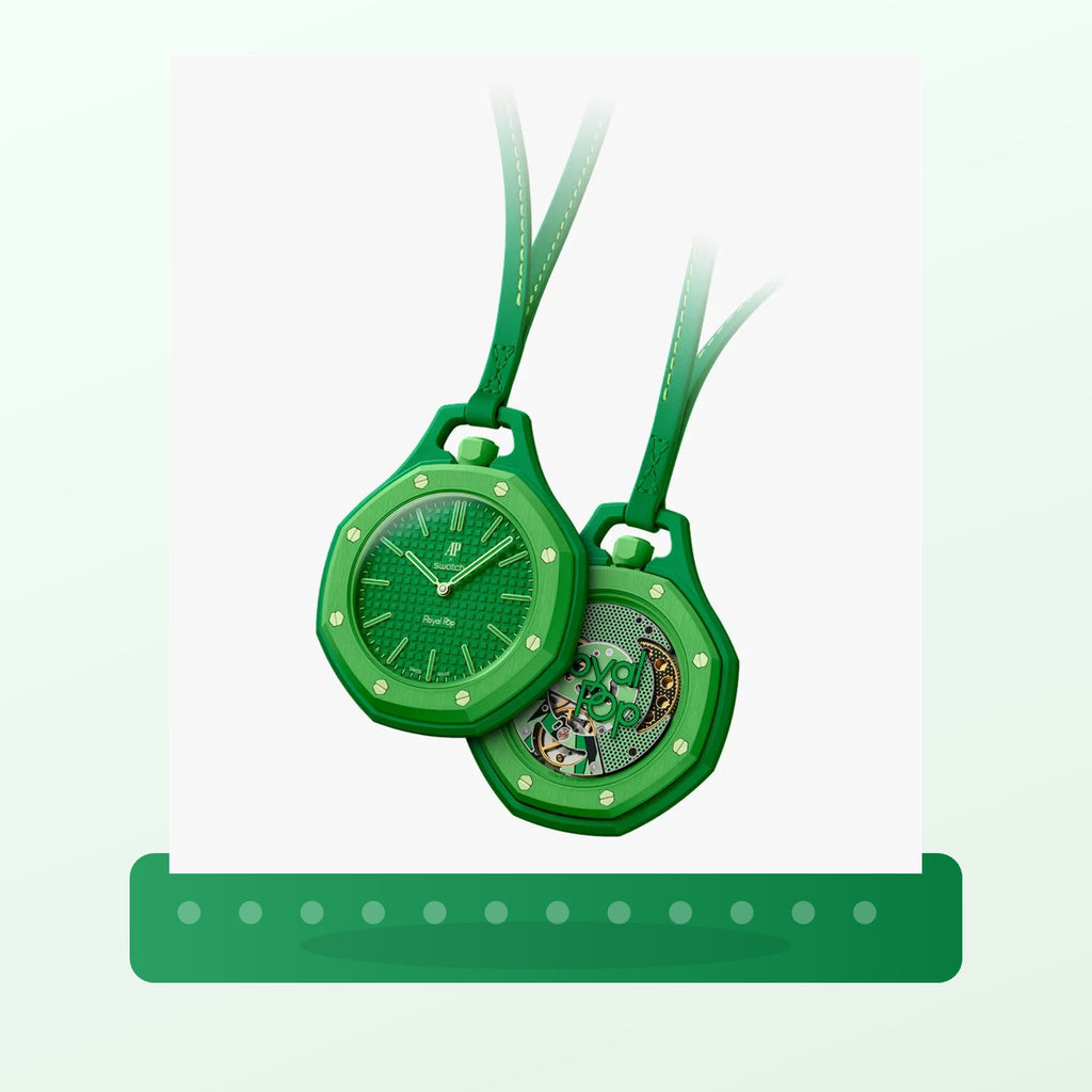 Bracelet silicone compatible Royal Pop GREEN EIGHT