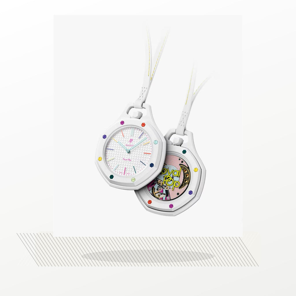 Bracelet tissu compatible Royal Pop HUIT BLANC