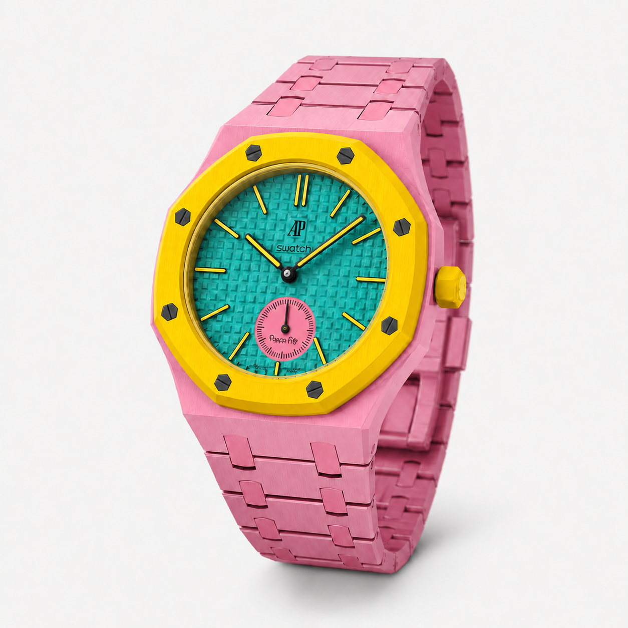 Royal Pop Kit rose jaune et turquoise